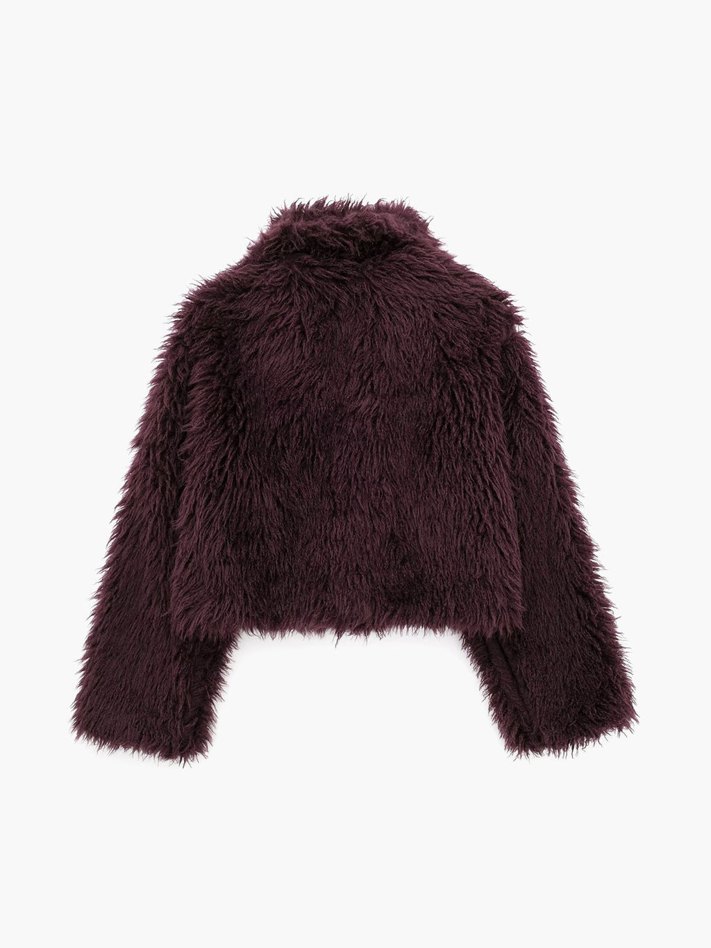 Women's Cropped Faux Fur Coat