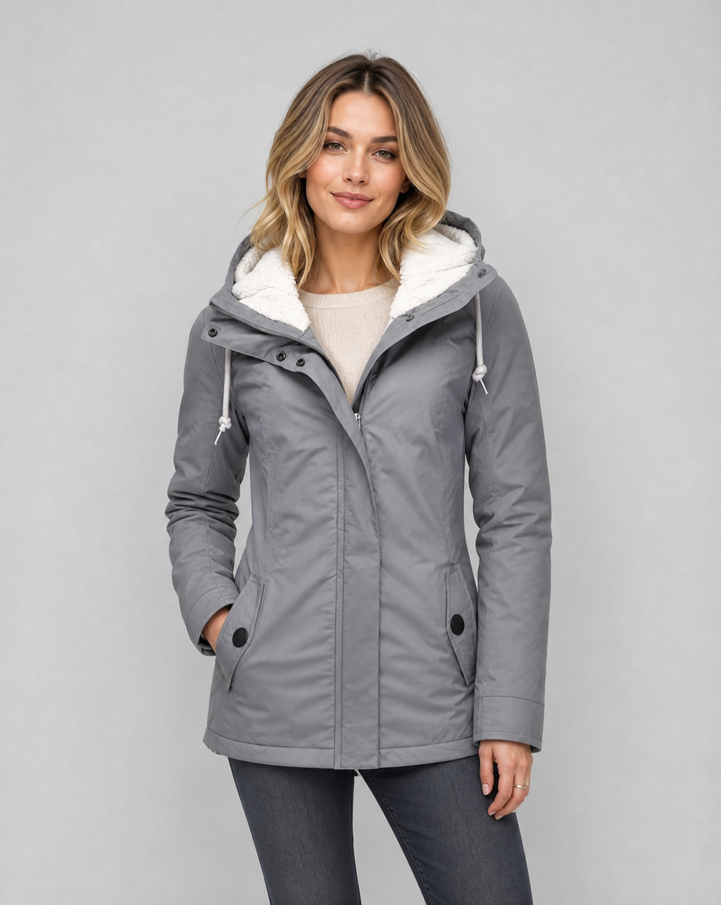 Waterproof Rain Jacket with Hood for Women