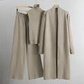 Women's Elegant Three-Piece Coordinated Set in Versatile Colours