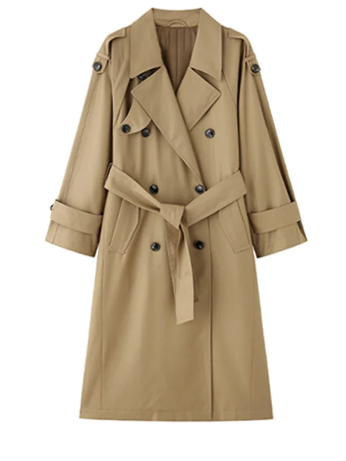 Women's Oversized Long Trench Coat