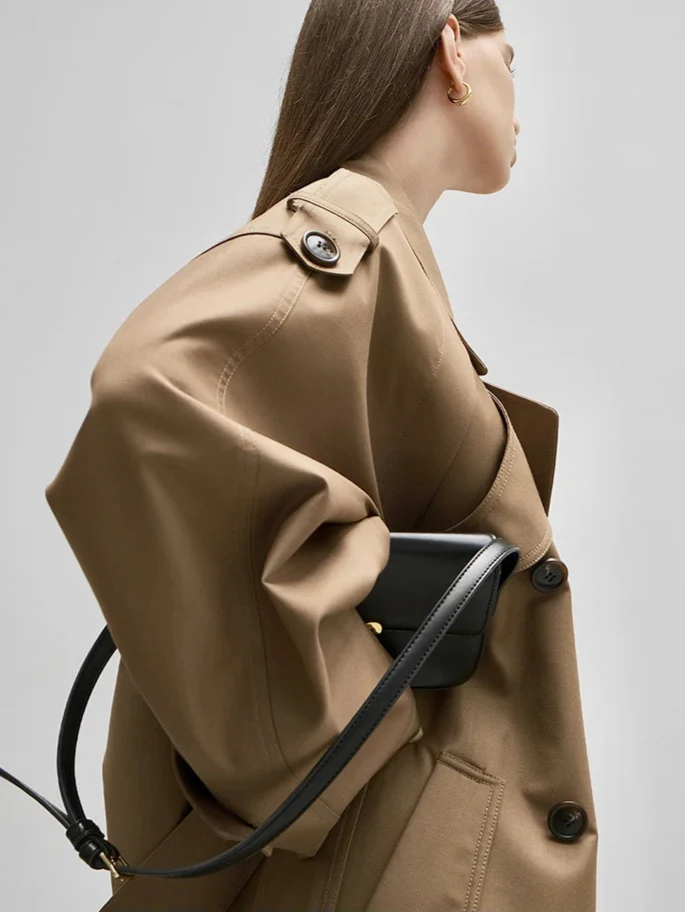 Women's Oversized Long Trench Coat