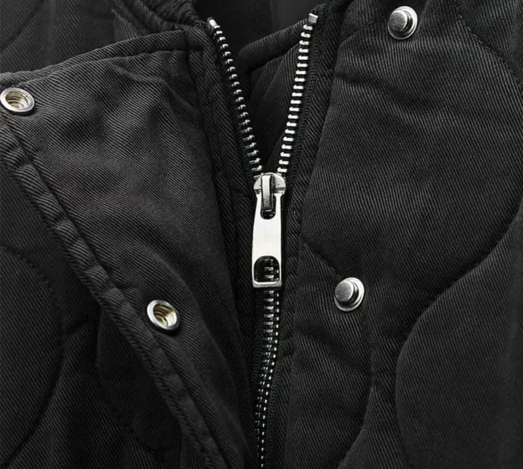 Women's Relaxed Quilted Bomber Jacket