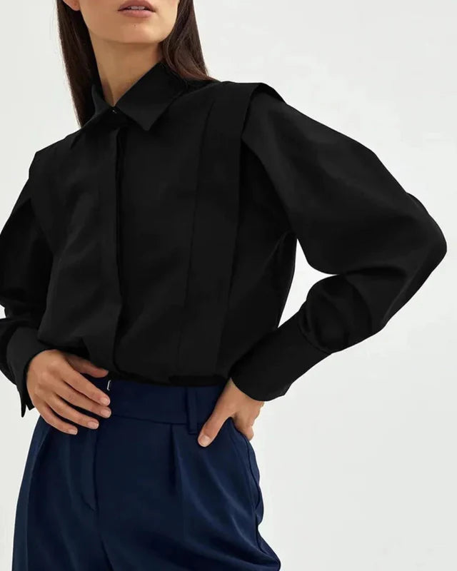 Women's Button Down Square Shirt